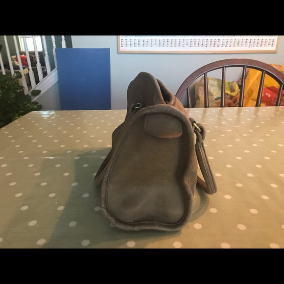 Brown leather Coach handbag. - Picture 3 of 5